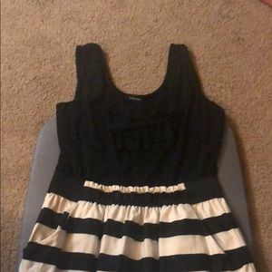 Black and white dress